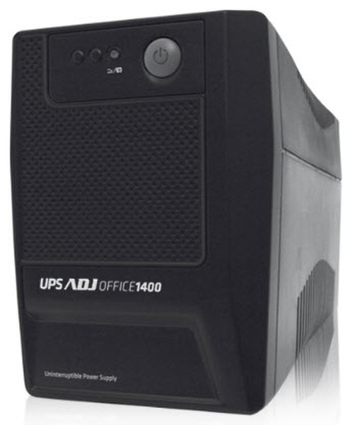 Adj ADJ1400PLUS 5AC outlet(s) Black surge protector