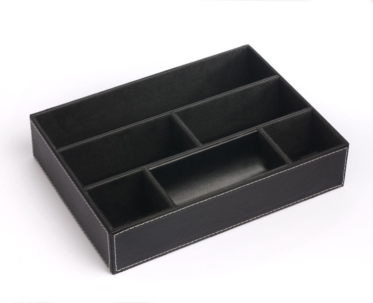 Tecnostyl EDS05 Leather Black desk tray