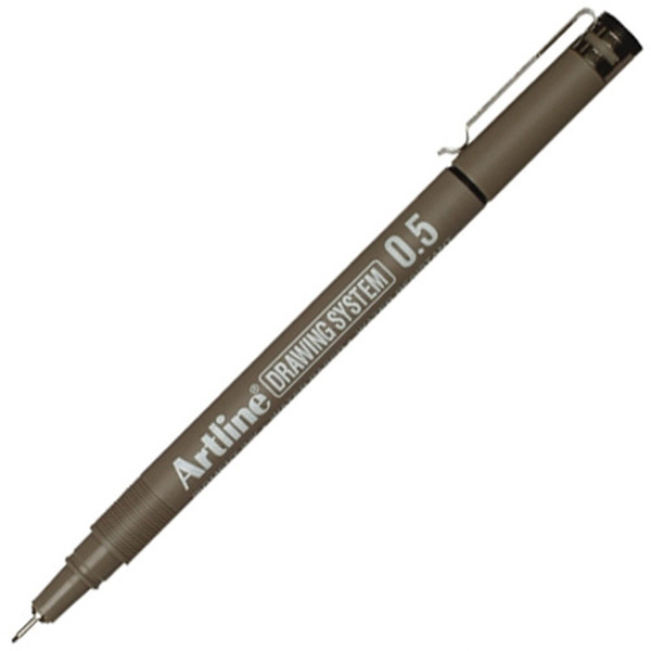 Artline Drawing System 0.5 Черный 1шт капиллярная ручка