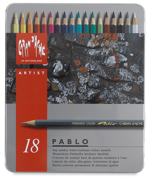 Caran d-Ache Pablo 18 18шт цветной карандаш
