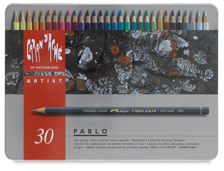 Caran d-Ache Pablo 30 30шт цветной карандаш