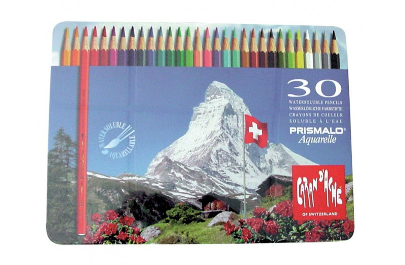 Caran d-Ache PRISMALO Aquarelle 30's 30шт цветной карандаш