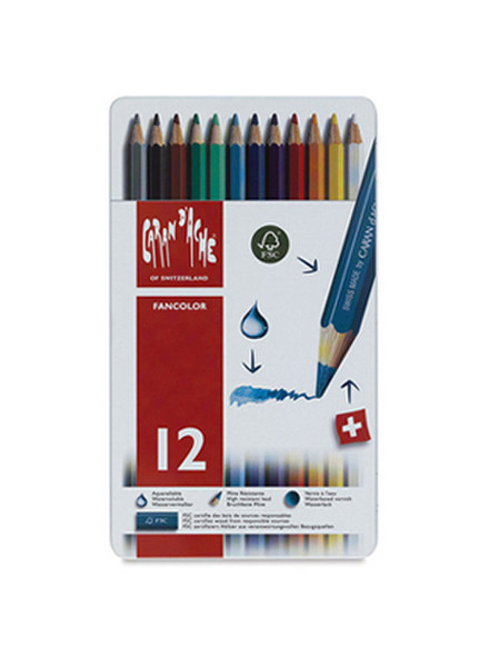 Caran d-Ache Fancolor 12's 30шт цветной карандаш