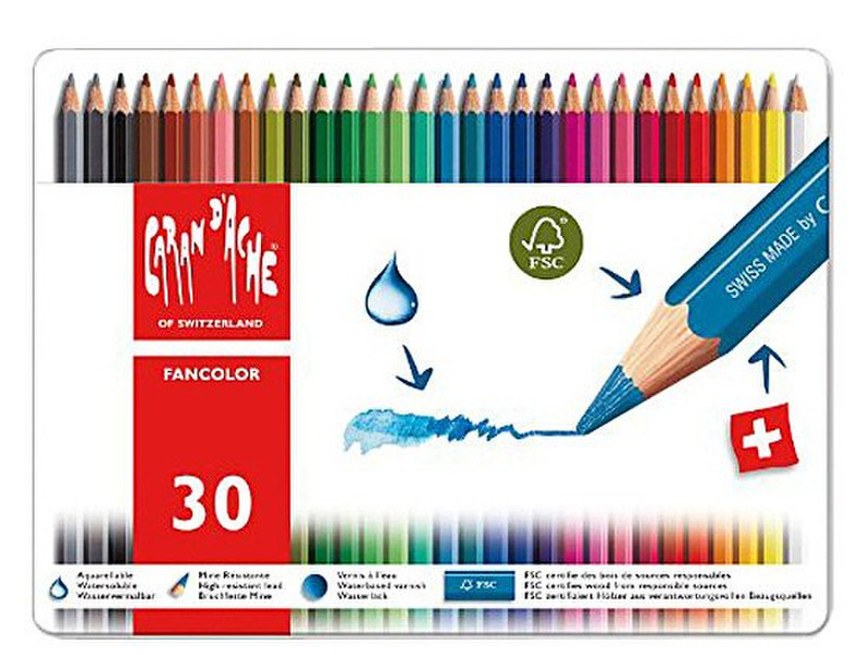 Caran d-Ache Fancolor 30's 30шт цветной карандаш