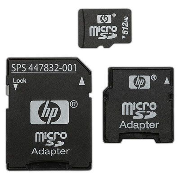 HP 512 MB Secure Digital Memory Card smart card