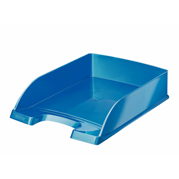 Leitz WOW Polystyrene Blue desk tray