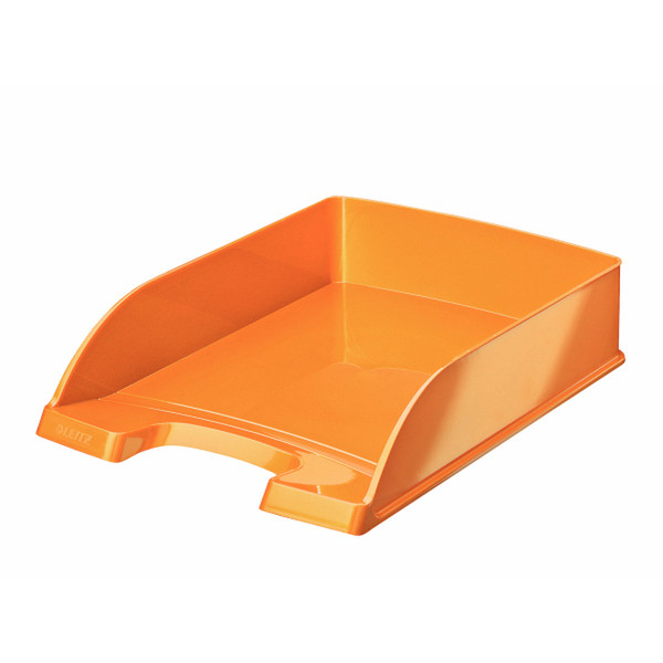 Leitz WOW Polystyrene Orange desk tray