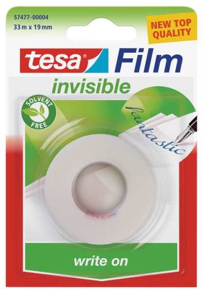 TESA Invisible 33mx19mm 33м Прозрачный 1шт канцелярская/офисная лента