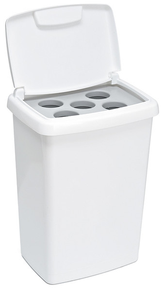 Vepa Bins 31002016 50L White waste basket