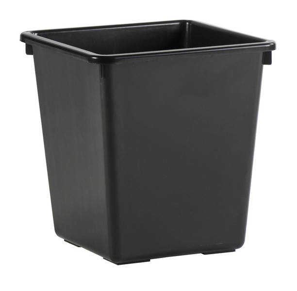 Vepa Bins 31045426 27L Plastic Black waste basket