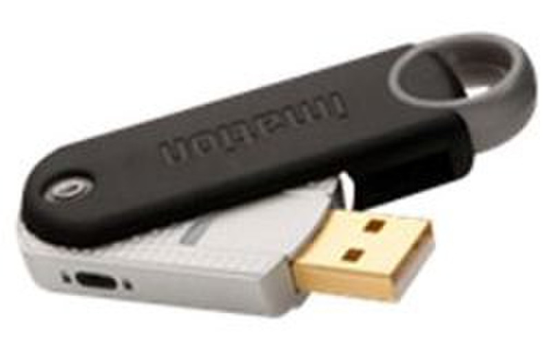 Imation Defender F50 Pivot 4GB USB 2.0 Typ A Schwarz, Grau USB-Stick