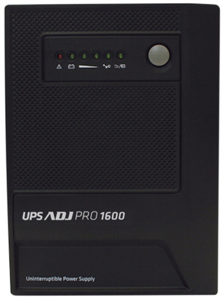 Adj ADJ1600Plus 1600VA Tower Black uninterruptible power supply (UPS)