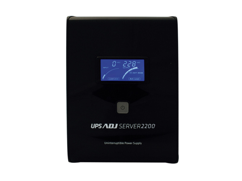 Adj ADJSER2200 2200VA Black uninterruptible power supply (UPS)