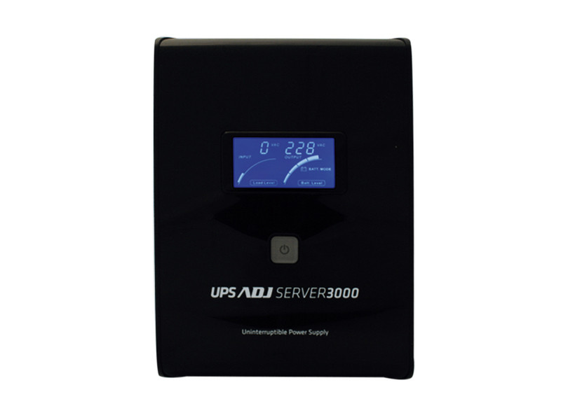 Adj ADJSER3000 3000VA Black uninterruptible power supply (UPS)