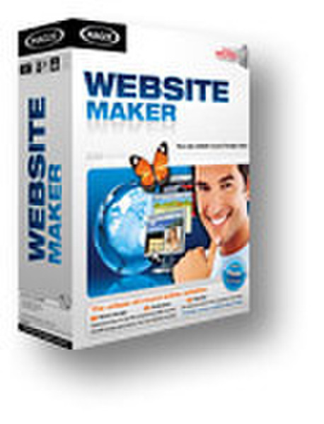 Magix Website Maker in DVD box