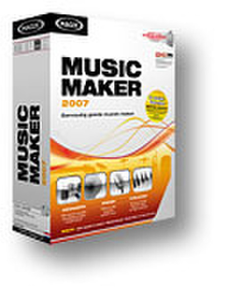 Magix Music Maker 2007 in DVD box