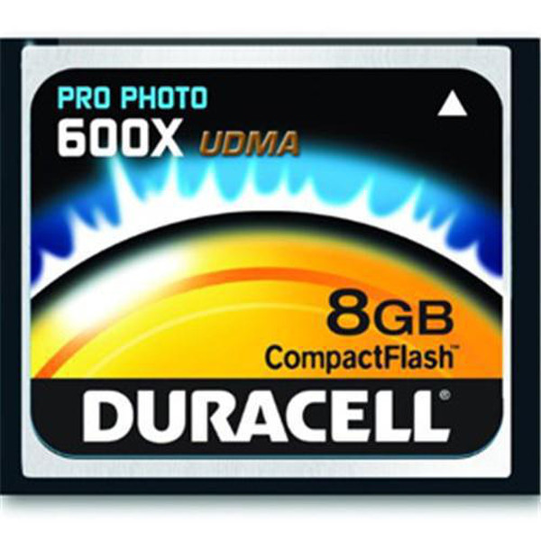 Duracell 8GB CF Pro, 600x 8GB CompactFlash SLC memory card