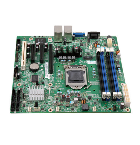 Intel S1200BTS Intel C202 Socket H2 (LGA 1155) Микро ATX материнская плата для сервера/рабочей станции