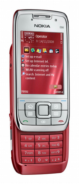 Nokia E66 Красный