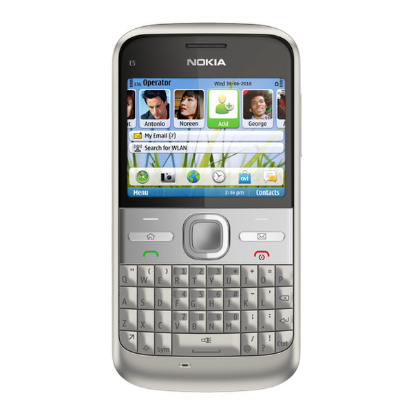 Nokia E5 Cеребряный