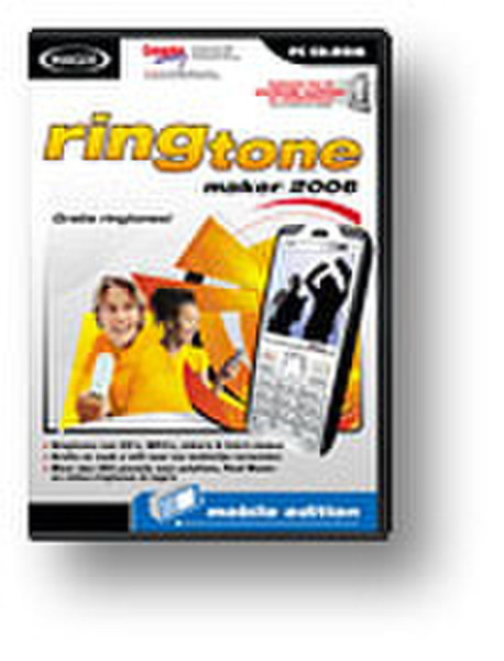 Magix Ringtone Maker 2006 mobile edition in DVD box