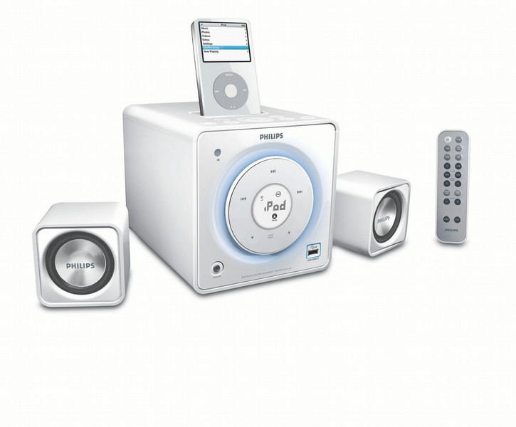 Philips Docking Entertainment System Mini set 30W White