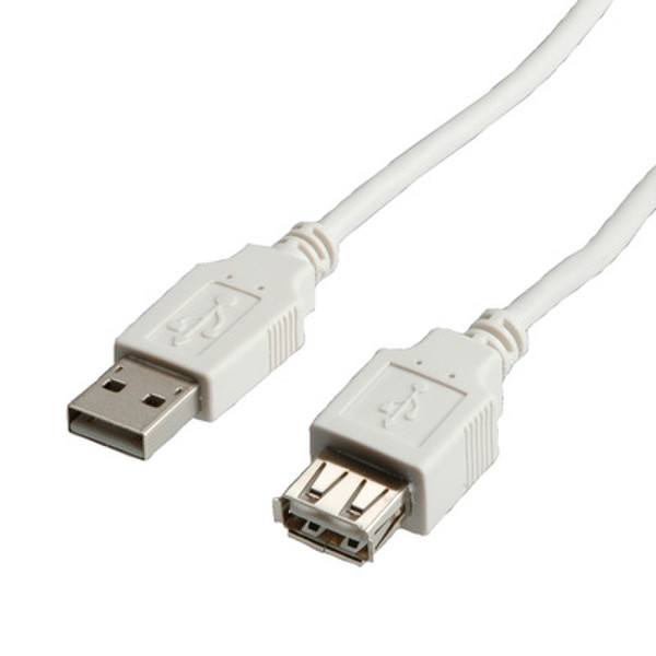 Value 11.99.8947 0.8м USB A USB A Белый кабель USB