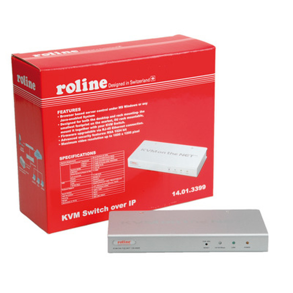 ROLINE 14.01.3399 Tastatur/Video/Maus (KVM)-Kabel