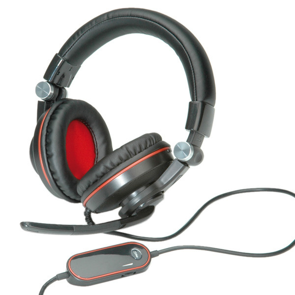 G-Sound Headset for Gamers, 5.1 Channel, USB Черный гарнитура