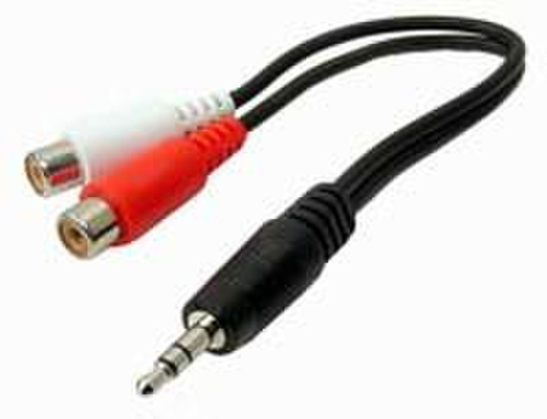 Cables Unlimited AUD-3040 0.15м 3.5mm 2 x RCA Черный аудио кабель