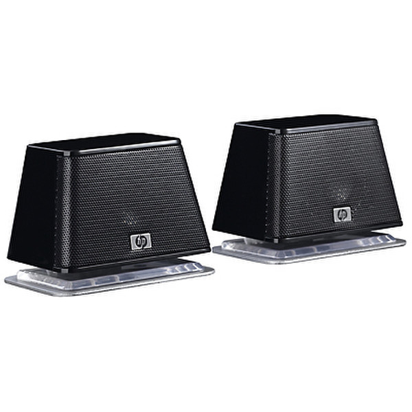 HP XA761PA 2.4W Black loudspeaker