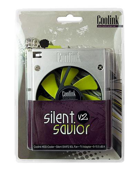 Coolink Silent Savior v2 Festplattenlaufwerk Ventilator