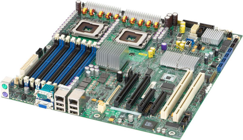 Intel BB5000PSLSASR Intel 5000P Socket J (LGA 771) SSI EEB Server-/Workstation-Motherboard