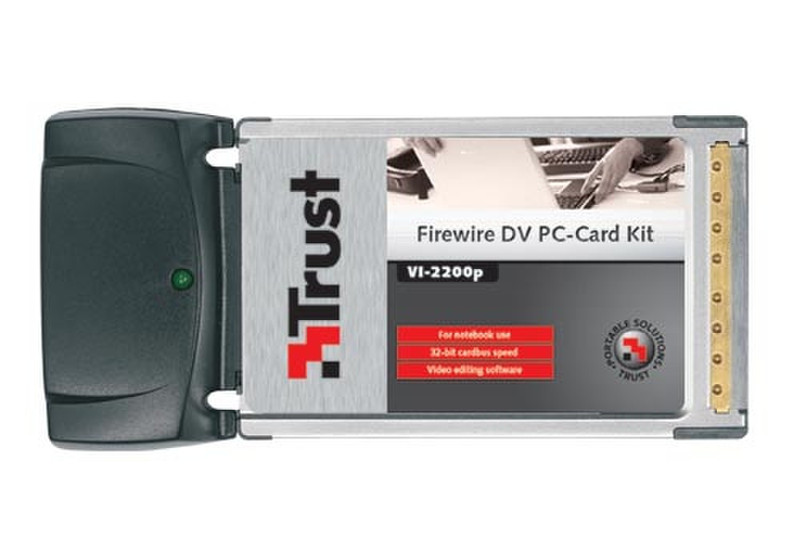 Trust Firewire DV PC-Card Kit VI-2200p 400Мбит/с сетевая карта