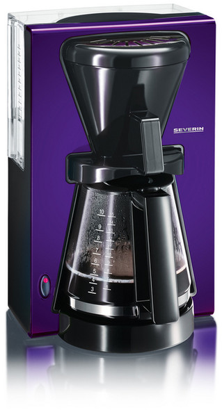 Severin KA 5363 Drip coffee maker 1.4L 10cups Black,Purple