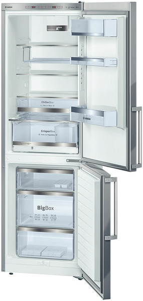 Bosch KGE36AI40 freestanding 215L 89L A+++ Stainless steel fridge-freezer