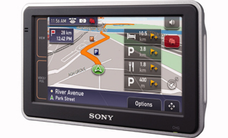 Sony NV-U92TW, Iberia + Europe LCD Touchscreen 250g Black navigator