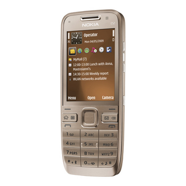 Nokia E52 Aluminium,Gold