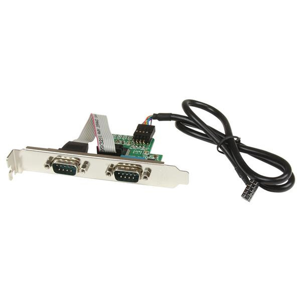 StarTech.com 24in Internal USB Motherboard Header to 2 Port Serial RS232 Adapter interface cards/adapter