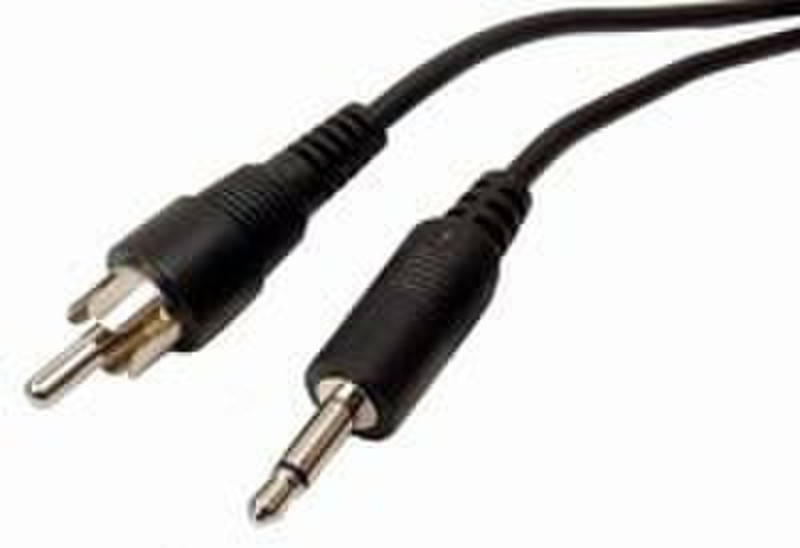 Cables Unlimited AUD-2600-06 1.83m RCA 3.5mm Schwarz Audio-Kabel