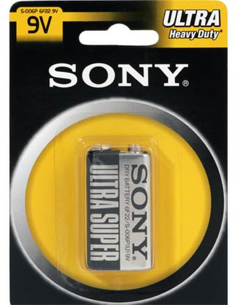 Sony S006PB1A Угольно-цинковой 9В батарейки