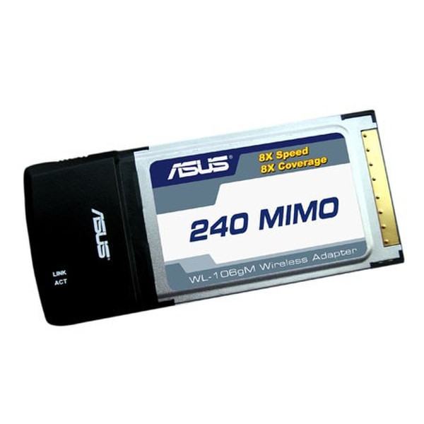 ASUS WL-106gM Wireless Adapter Internal 240Mbit/s networking card