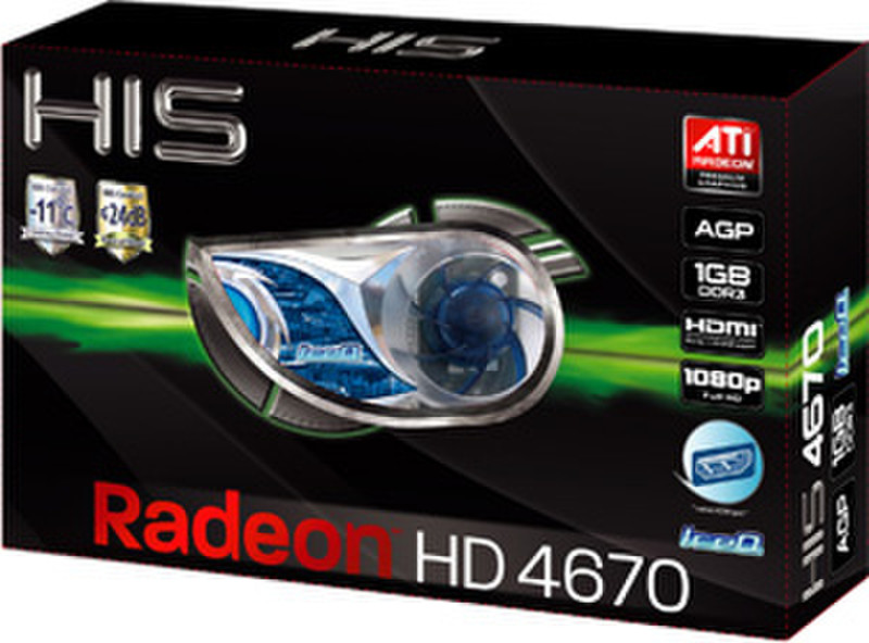 Hightech H467QS1GHA Radeon HD4670 1GB graphics card