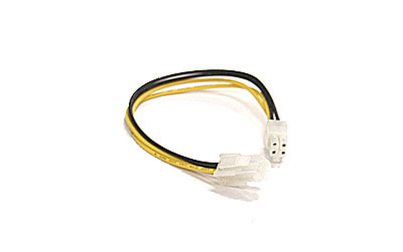 Supermicro 12V Power Connector Extension Cable 4-pin to 4-pin 20cm Pb-free 0.2м Черный, Желтый кабель питания