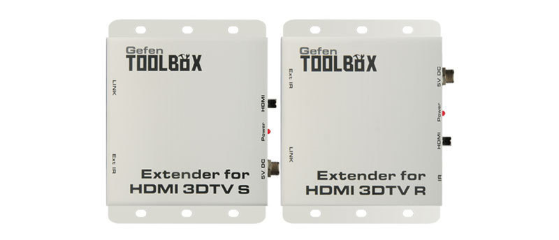 Gefen GTB-HDMI-3DTV AV transmitter & receiver White AV extender