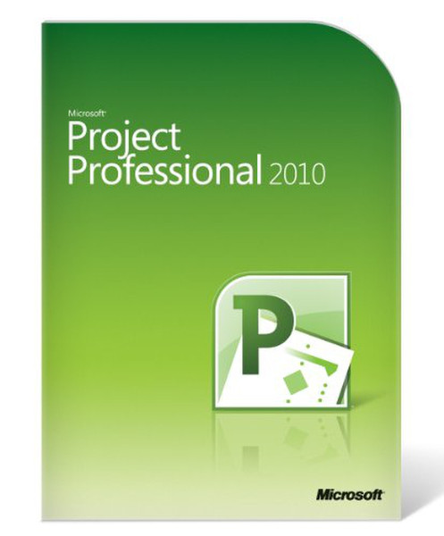 Microsoft Project 2010 Professional, x32/x64, EDU, DVD, POR