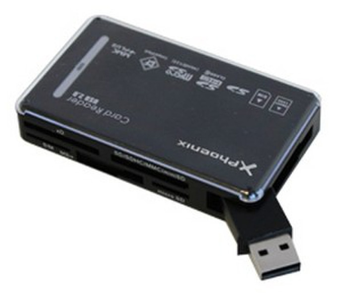 Phoenix Technologies PHMV622 USB 2.0 Черный устройство для чтения карт флэш-памяти