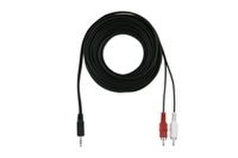 Digiconnect Audiocable 3.5mm - 2xRCA 5m 5m Black audio cable
