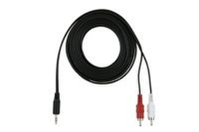 Digiconnect Audiocable 3.5mm - 2xRCA 10m 10m Schwarz Audio-Kabel