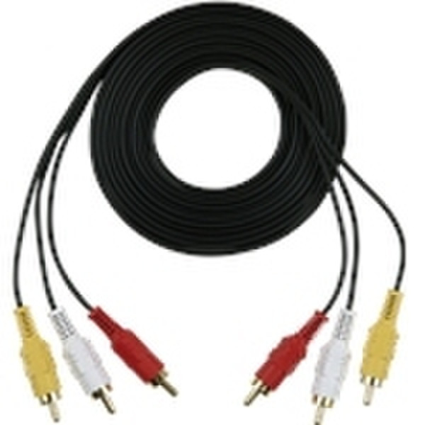 Digiconnect Video/Audiocable Composite 2m 2м Черный композитный видео кабель